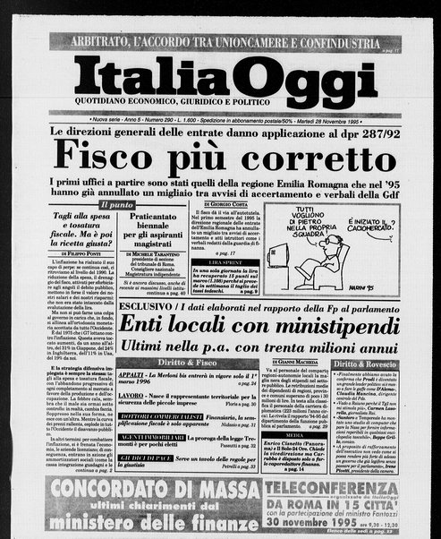 Italia oggi : quotidiano di economia finanza e politica